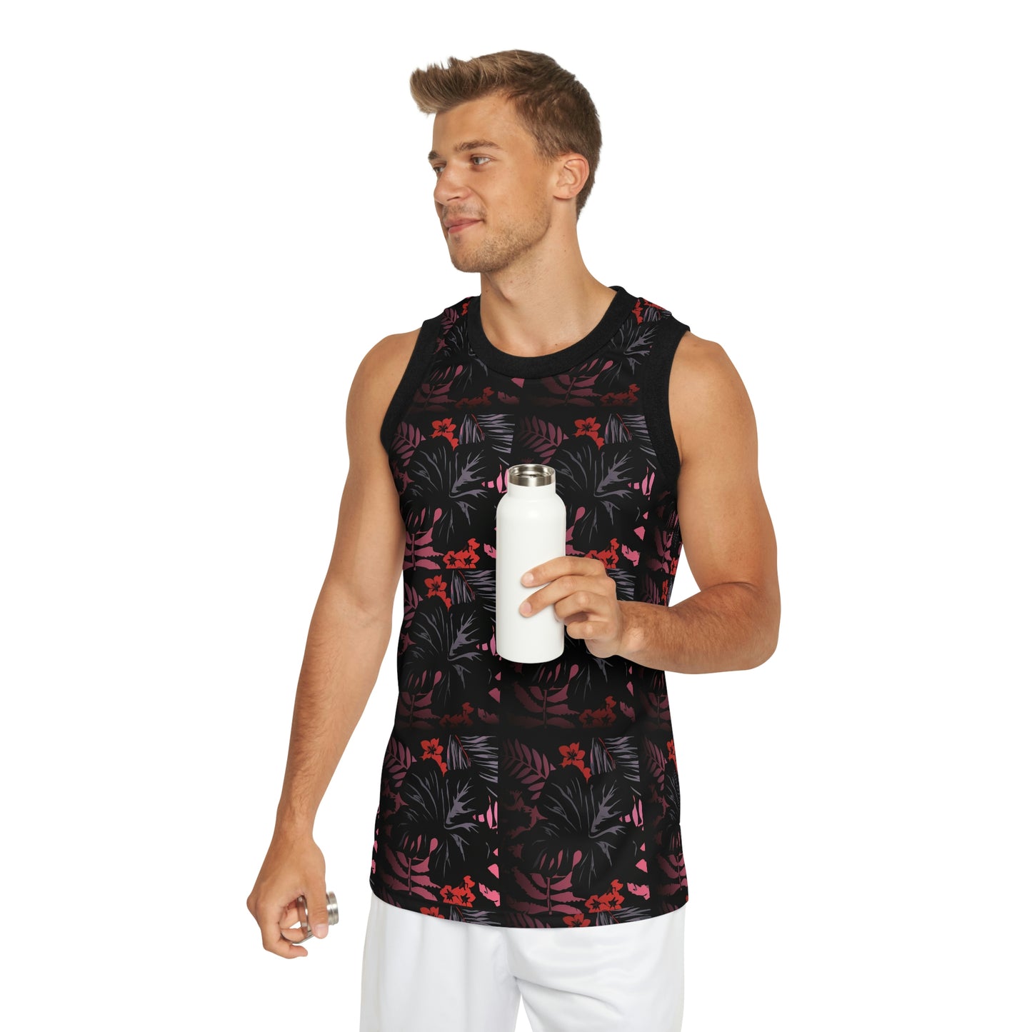 Red Shift Unisex Basketball Jersey