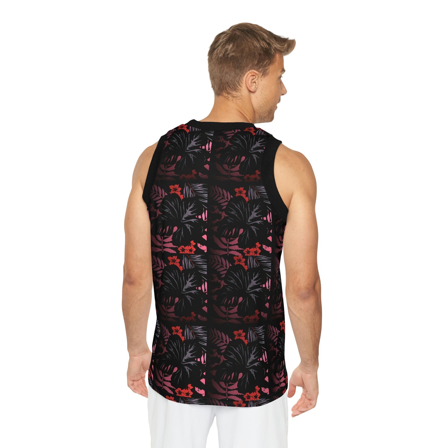 Red Shift Unisex Basketball Jersey