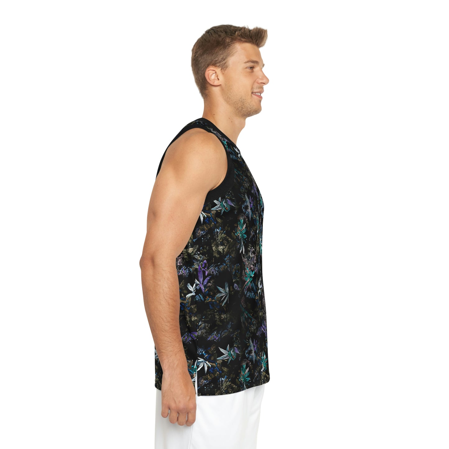 Blue Pikake Basketball Jersey