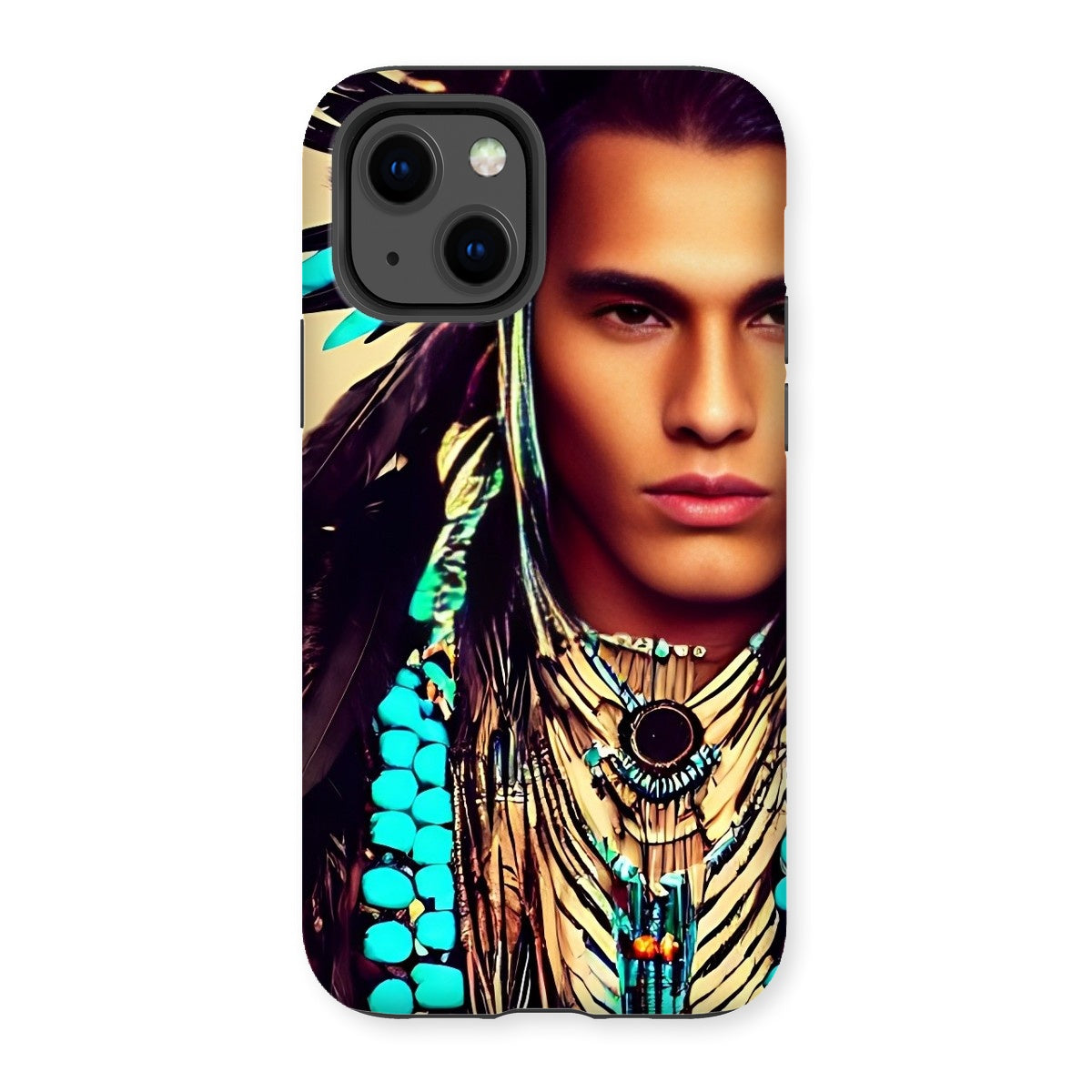 Turquoise Boy Tough Phone Case