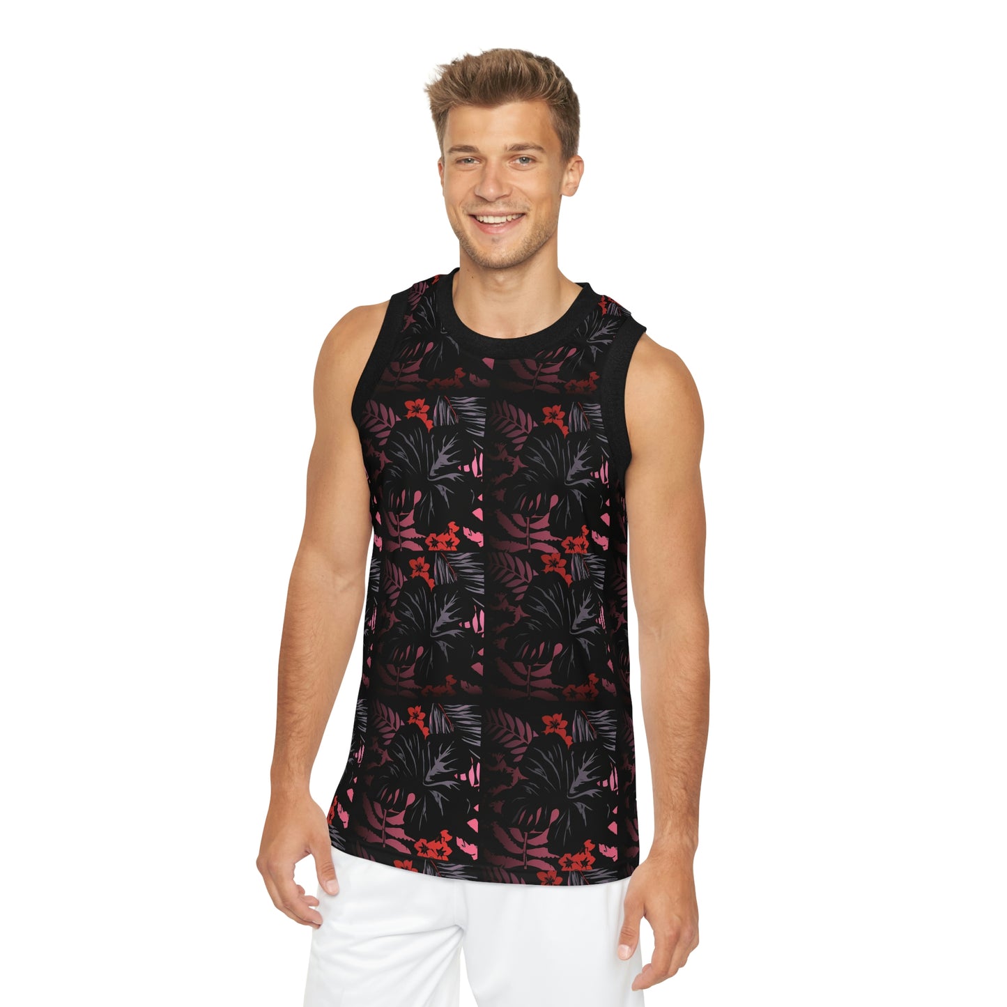 Red Shift Unisex Basketball Jersey
