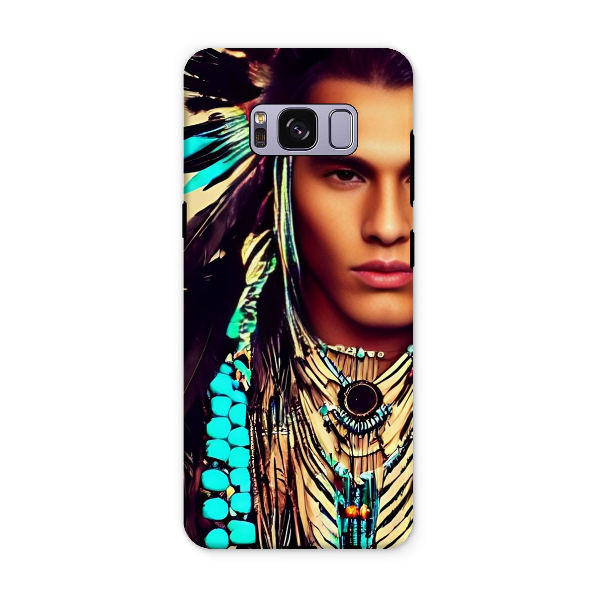 Turquoise Boy Tough Phone Case