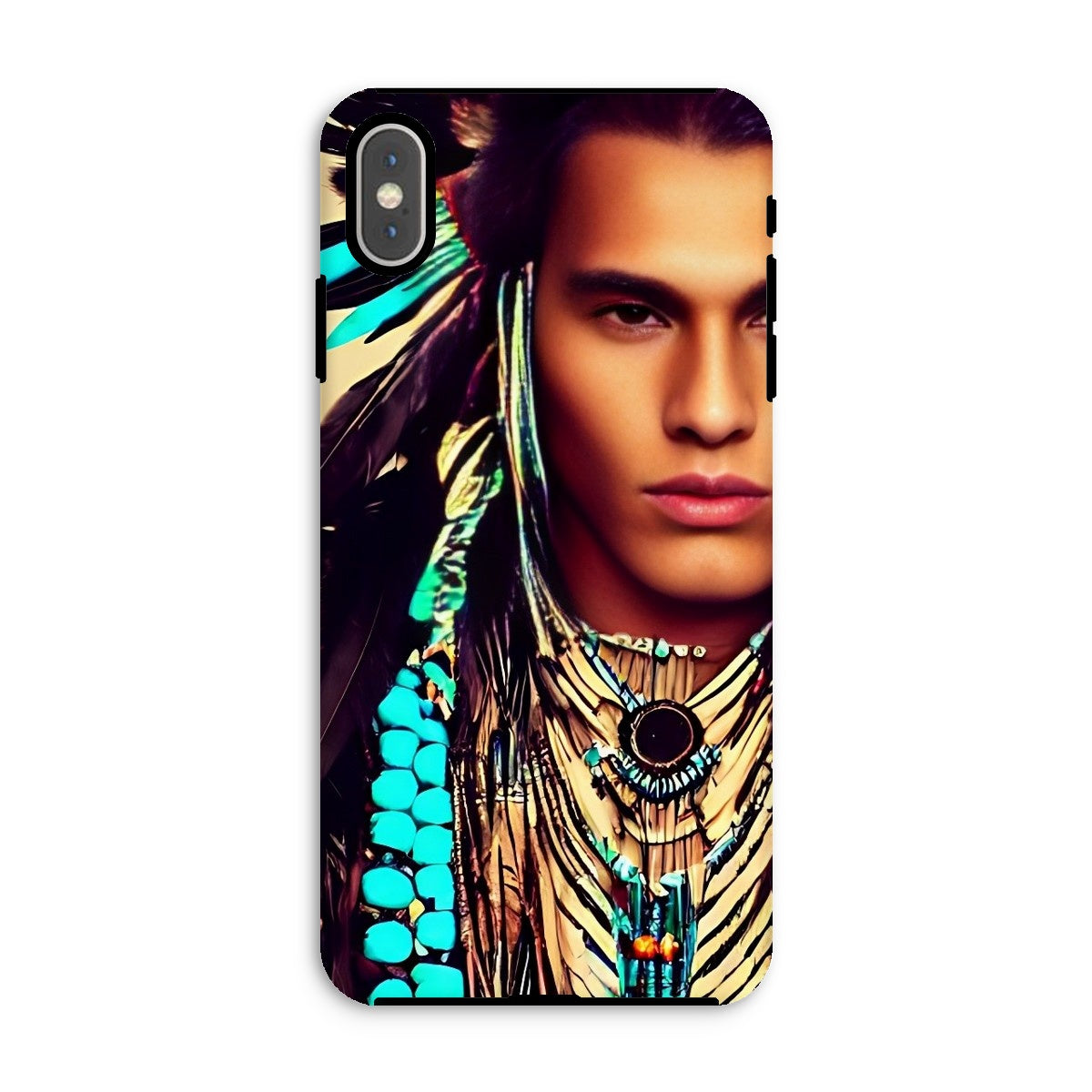 Turquoise Boy Tough Phone Case
