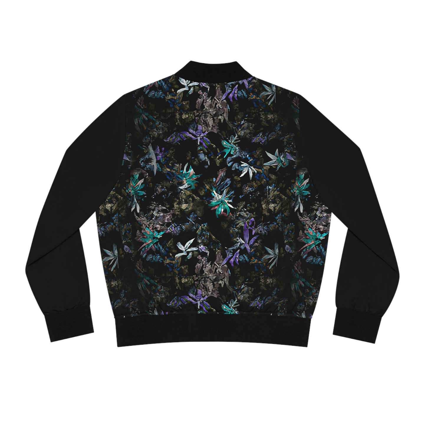 Blue Pikake Women's Bomber Jacket