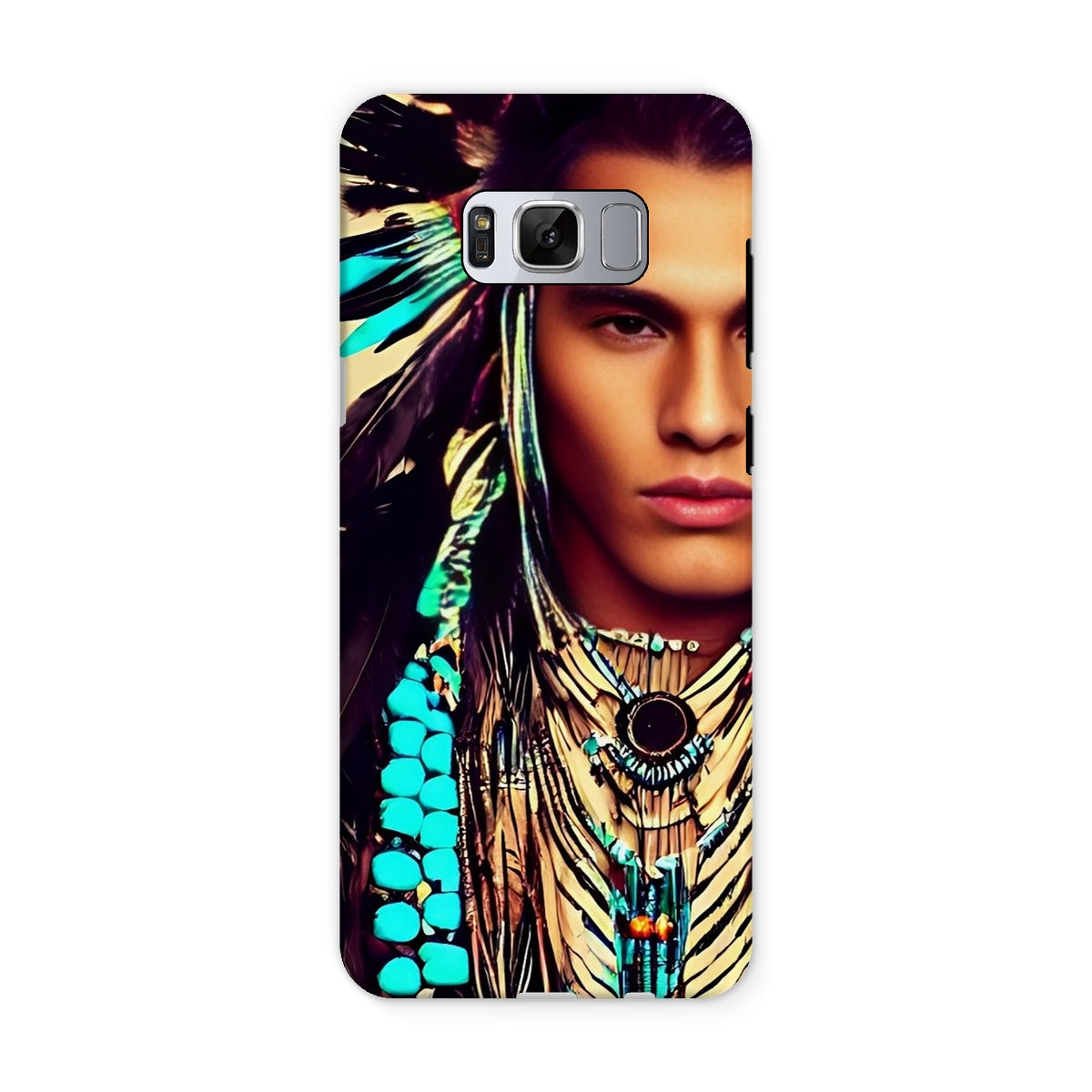 Turquoise Boy Tough Phone Case
