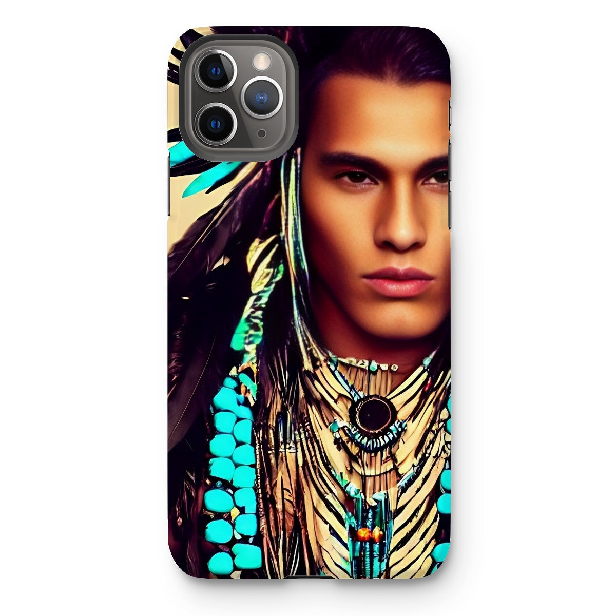 Turquoise Boy Tough Phone Case