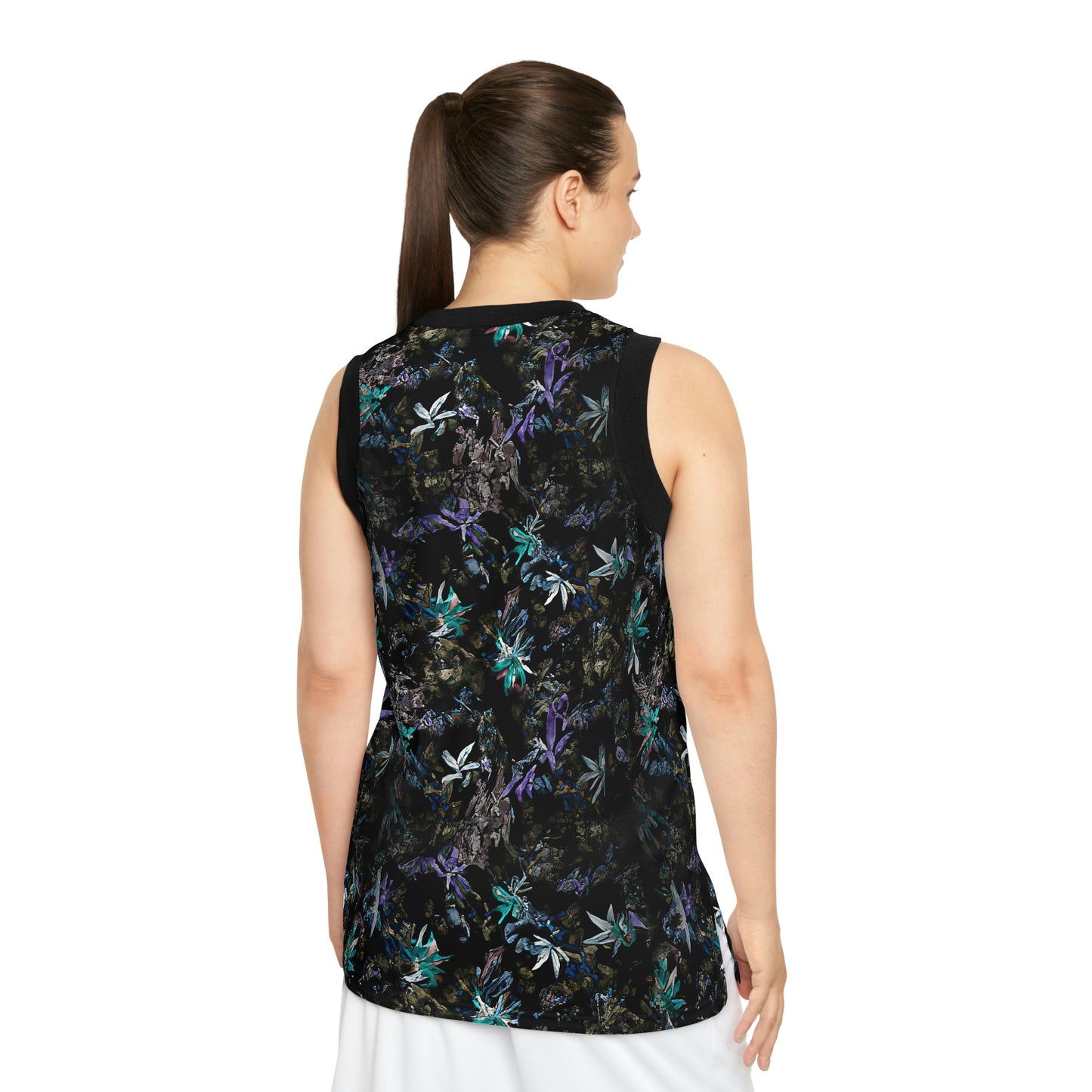 Blue Pikake Basketball Jersey