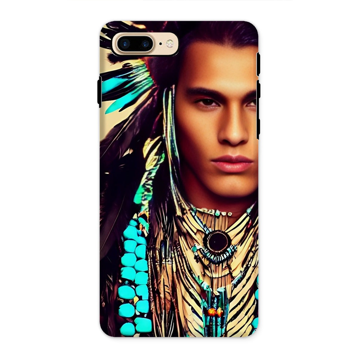 Turquoise Boy Tough Phone Case