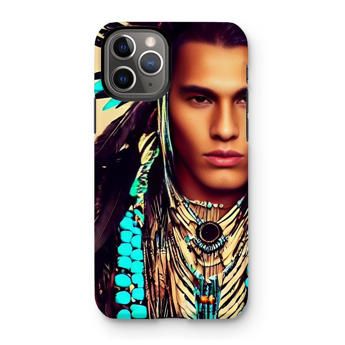 Turquoise Boy Tough Phone Case