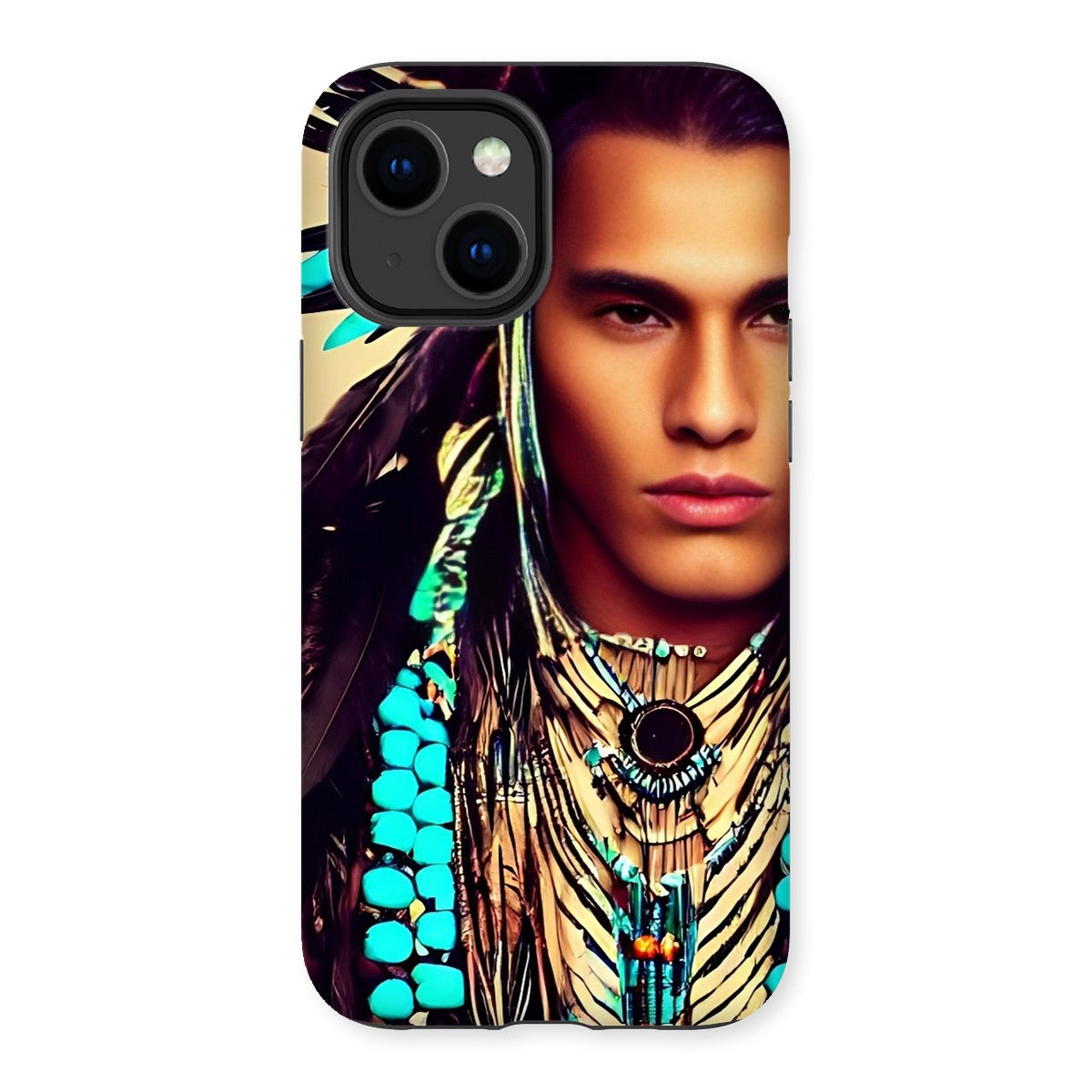 Turquoise Boy Tough Phone Case