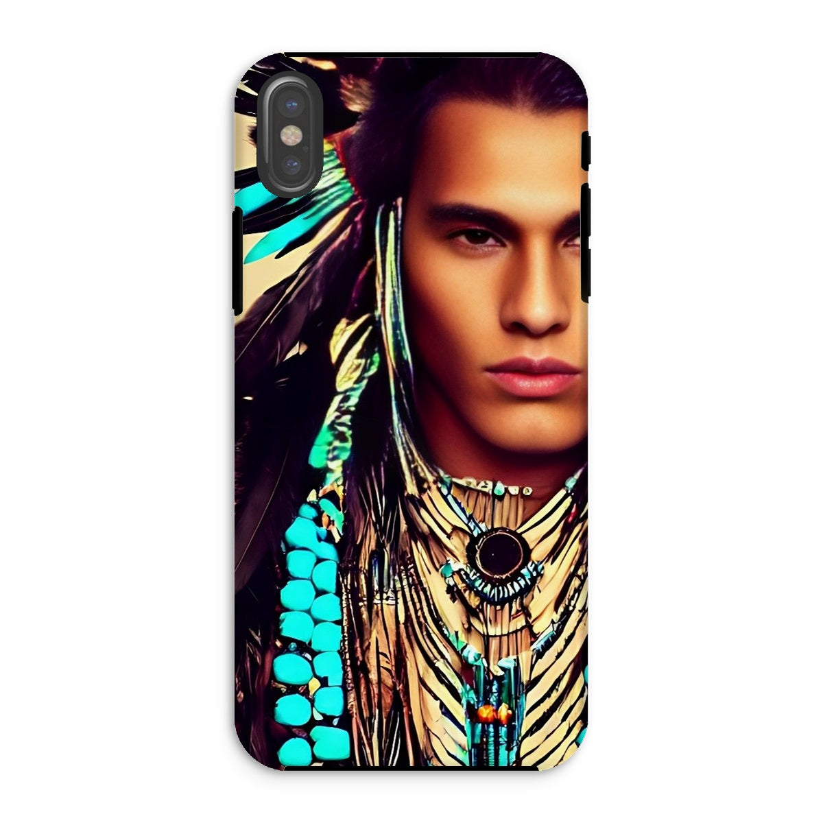 Turquoise Boy Tough Phone Case
