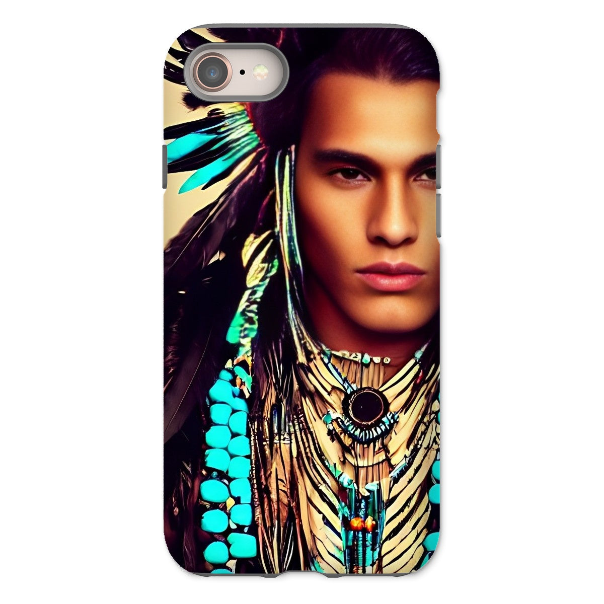 Turquoise Boy Tough Phone Case