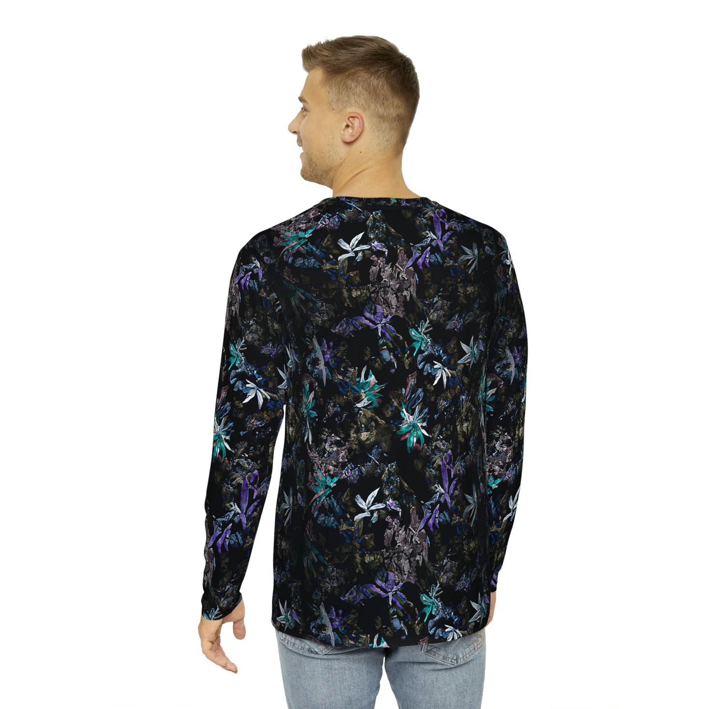 Blue Pikake Long Sleeve Shirt