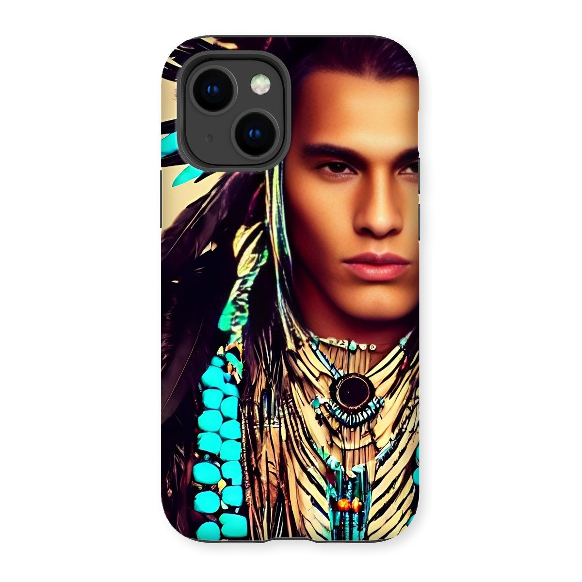Turquoise Boy Tough Phone Case
