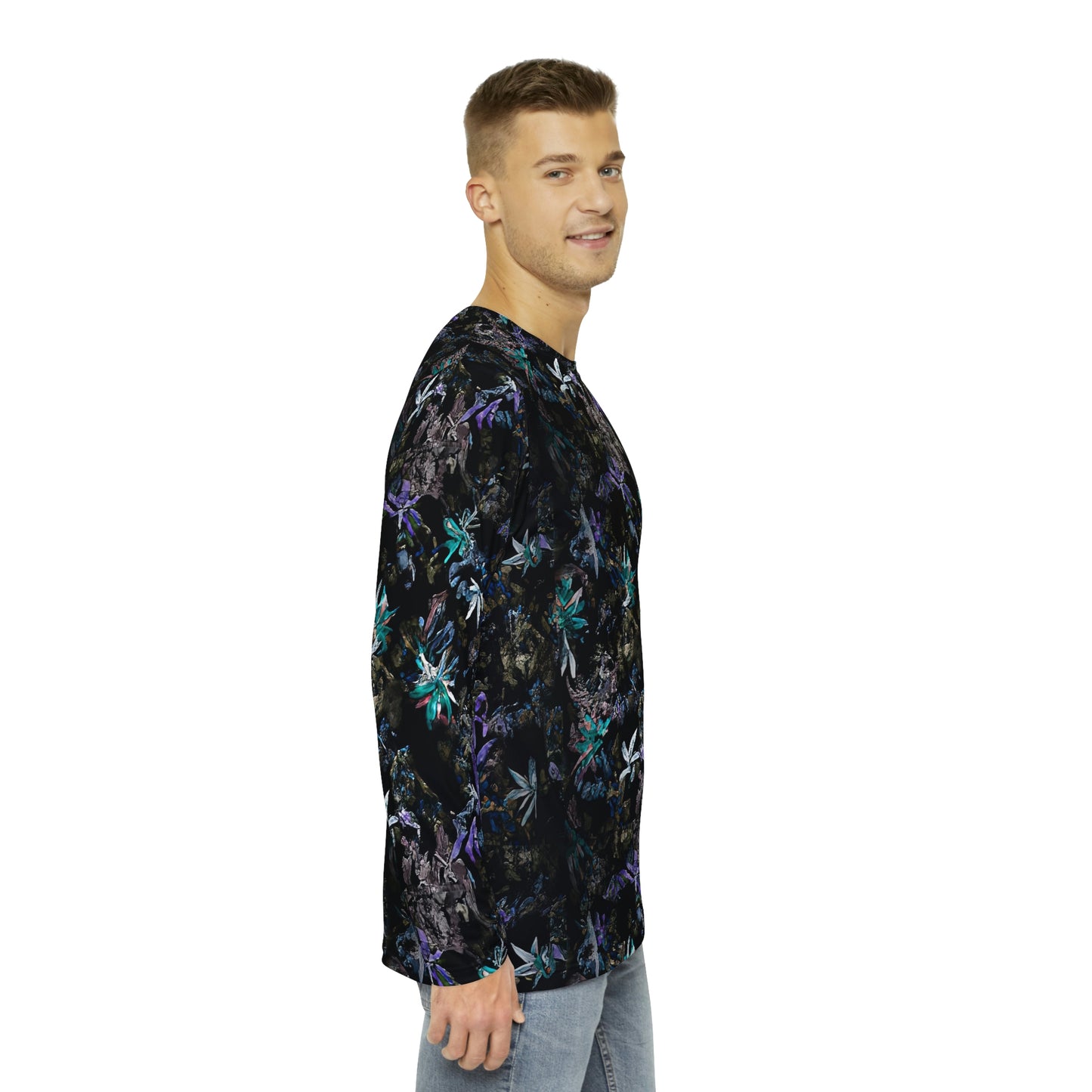 Blue Pikake Long Sleeve Shirt