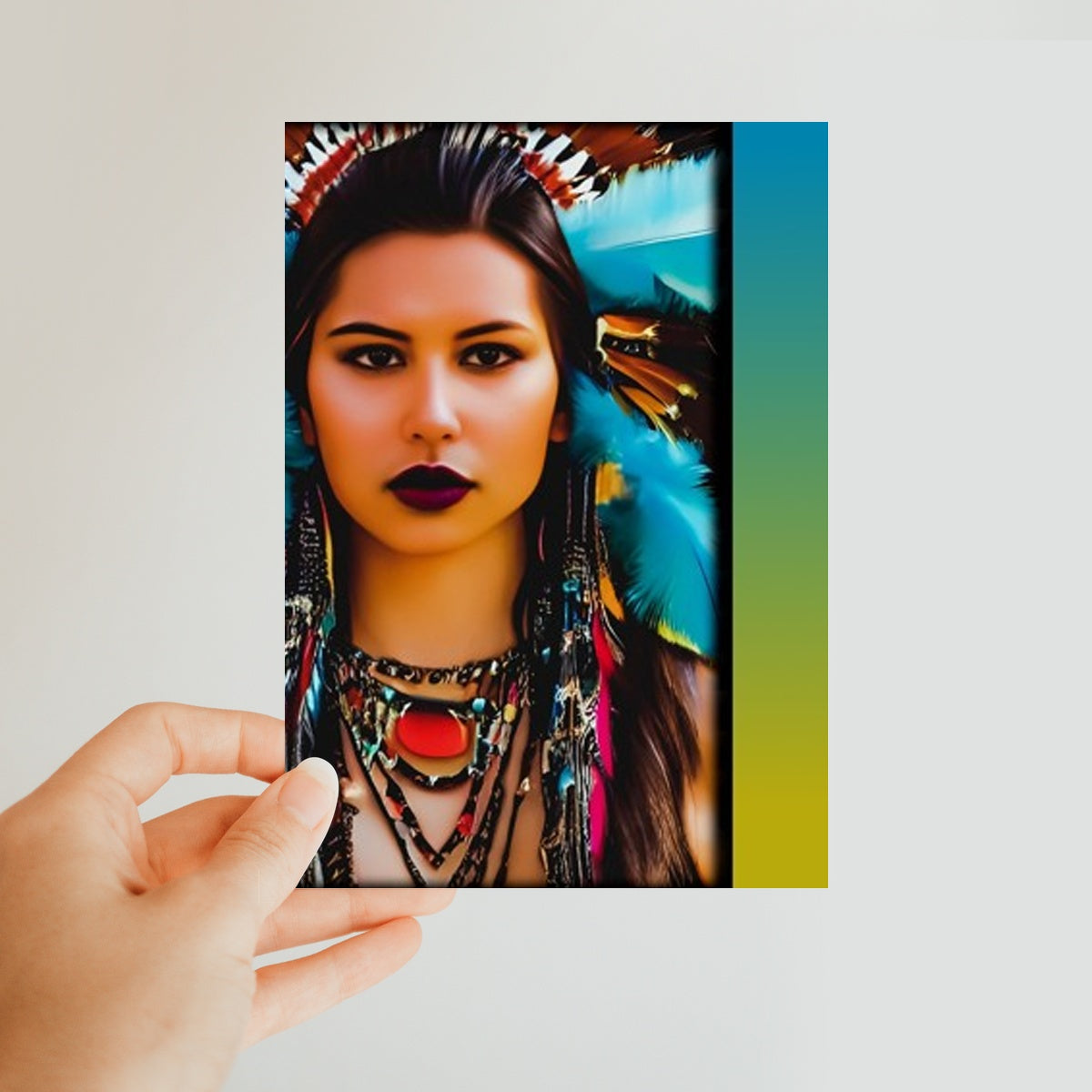Blue Beauty Classic Postcard
