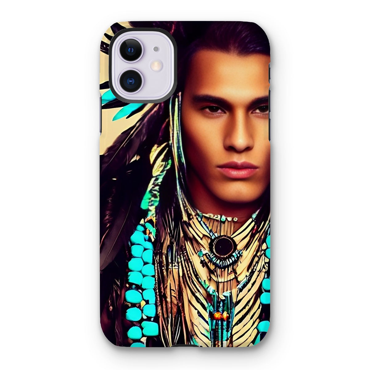 Turquoise Boy Tough Phone Case