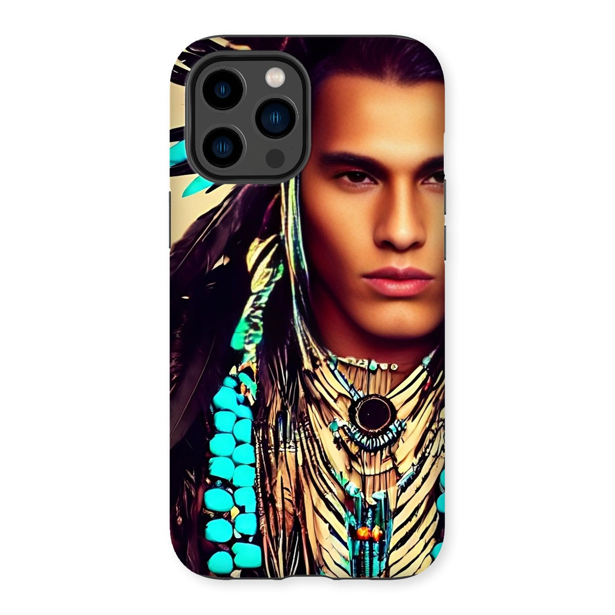 Turquoise Boy Tough Phone Case