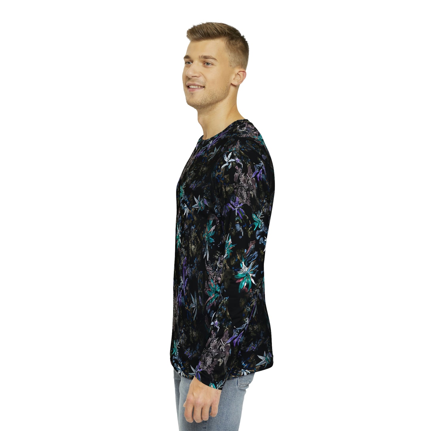 Blue Pikake Long Sleeve Shirt