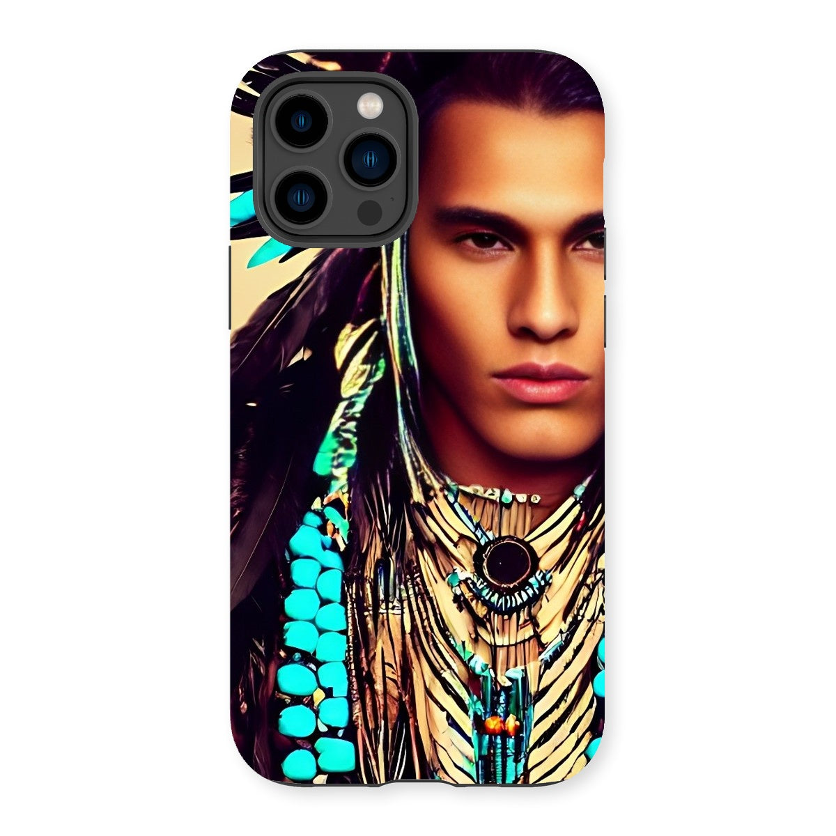 Turquoise Boy Tough Phone Case