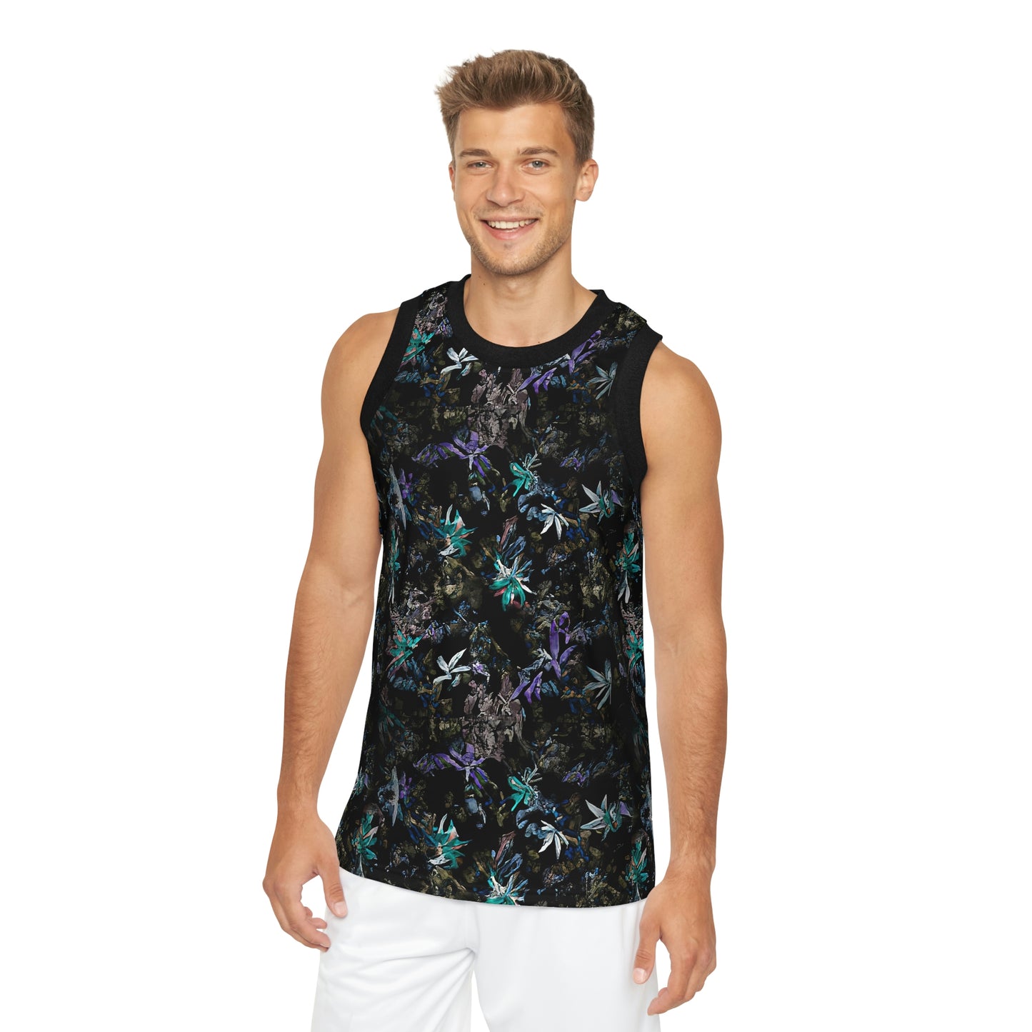 Blue Pikake Basketball Jersey