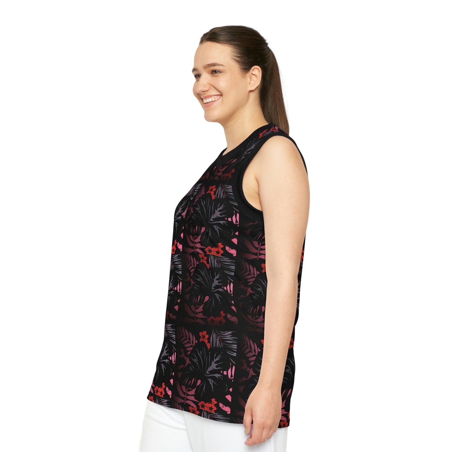 Red Shift Unisex Basketball Jersey