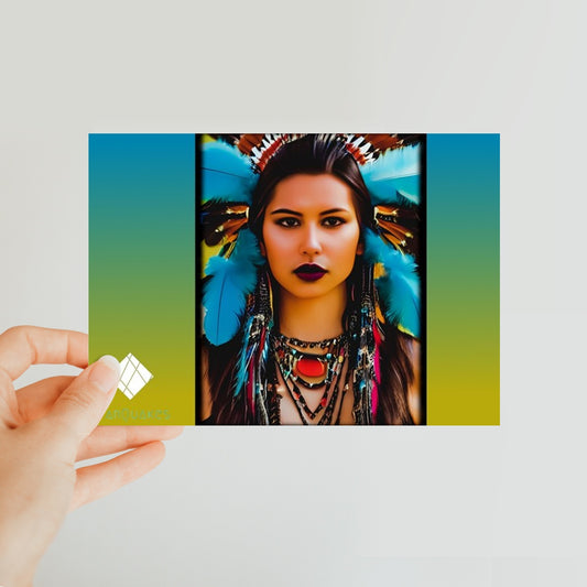 Blue Beauty Classic Postcard