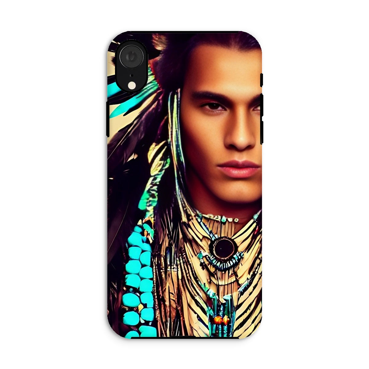 Turquoise Boy Tough Phone Case