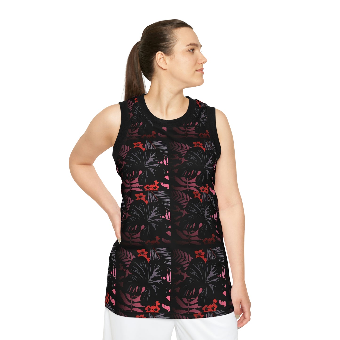 Red Shift Unisex Basketball Jersey